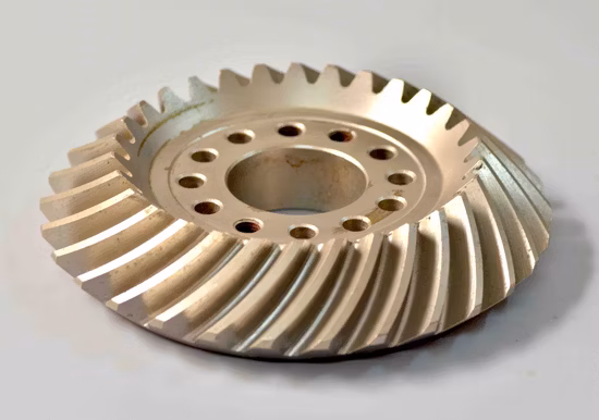 Precision Auto Spare Chasis Parts Forging Differential Transmission System Gearboxes OEM Big Worm Spur Helical Ring and Pinion Truck Gear